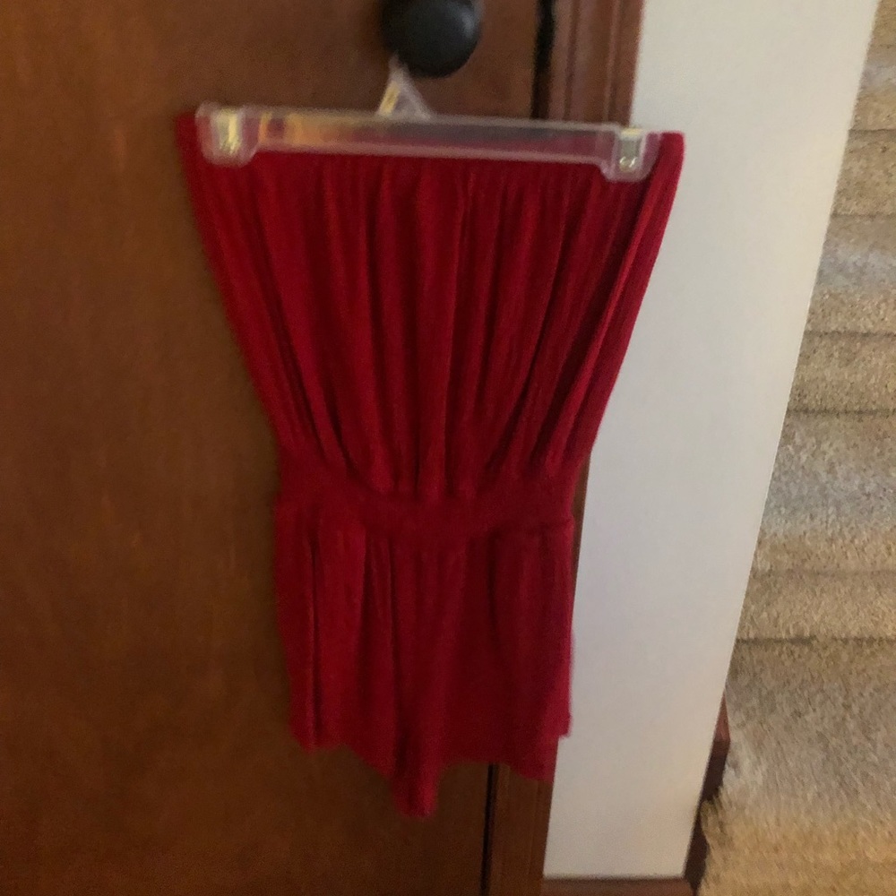 Red romper